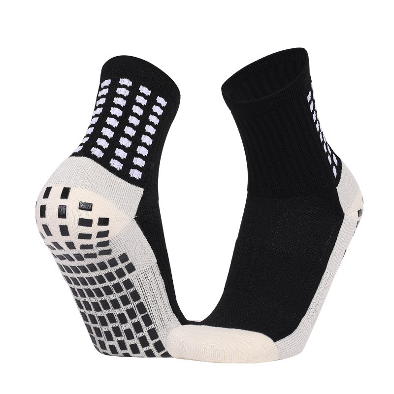 Men's Sports Sock Soccer Non Skid Ball Socken Anti Slip Non Slip Grip Pads Football Basketball Grip Socks