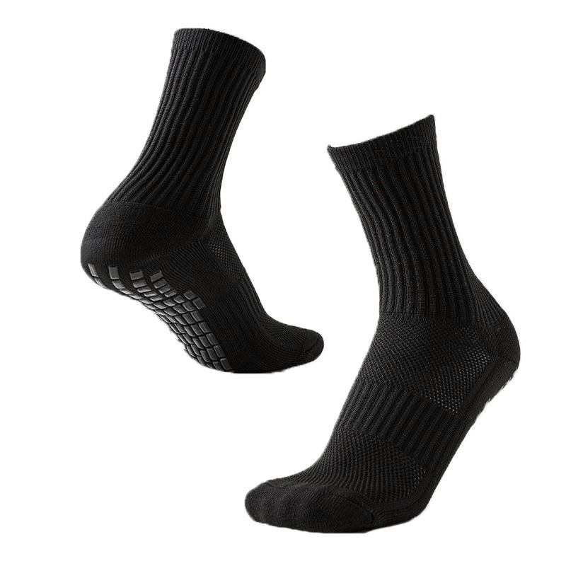 Custom Popular High Quality Compression Grip  Athletic Anti slip Football  Men's Short Sports Soccer Socks