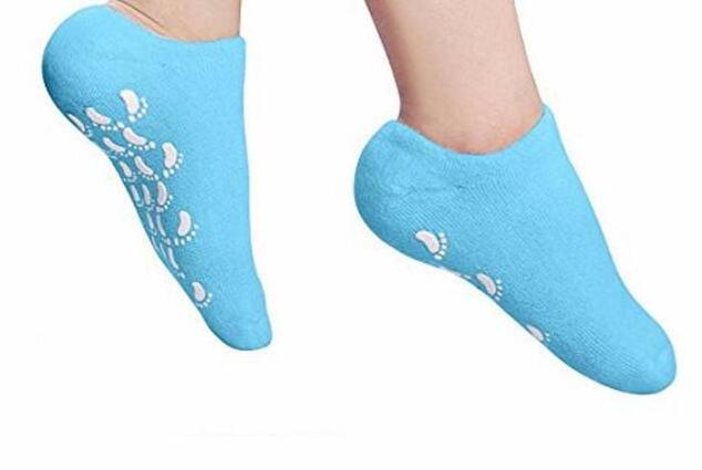 wholesale cotton gel moisturizing socks SPA gel whitening socks