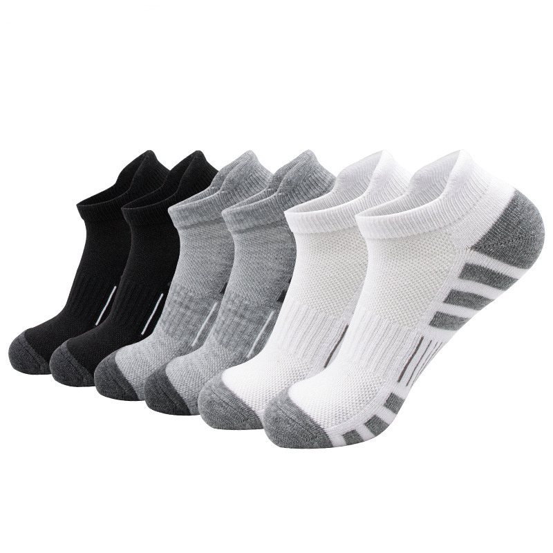 Custom Sport Running Athletic No Show Cushion Padded Moisture Wicking Low Cut Socks