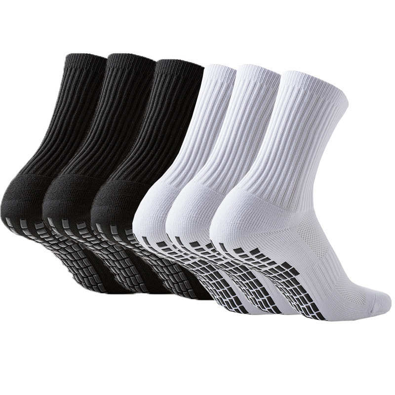 Custom Popular High Quality Compression Grip  Athletic Anti slip Football  Men's Short Sports Soccer Socks