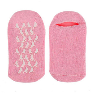 wholesale cotton gel moisturizing socks SPA gel whitening socks