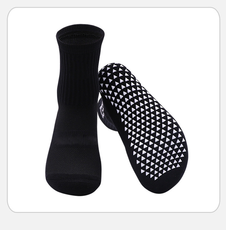 High quality sports grip wool custom sublimation logo socks new design polyester custom non sock sports socks