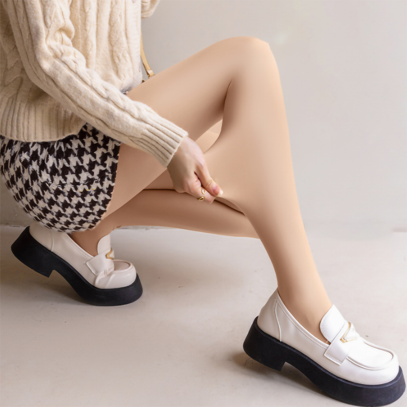 Women's Natural Leggings Skin Color Wear-resistant Women Young Girls Nylon Foot Sexy Sock and cut sock Silk stockings