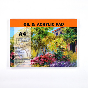 Hot sale paper A3/A4/A5 Acrylic Oil colour paper 350gsm watercolour drawing pad paper for art