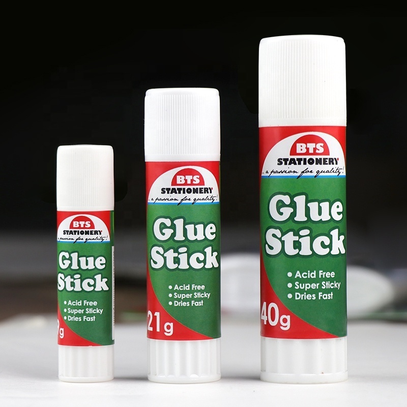 High quality display box packed 21g pvp oem glue stick