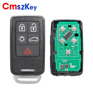 For Volvo XC60 S60 S60L V40 V60 S80 XC70 5 BTN Smart Remote Key Fob 433Mhz 46 Chip KR55WK49264