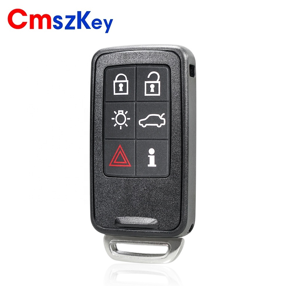 For Volvo XC60 S60 S60L V40 V60 S80 XC70 XC90 6 BTN Smart Remote Key Fob 902Mhz 46 Chip KR55WK49264