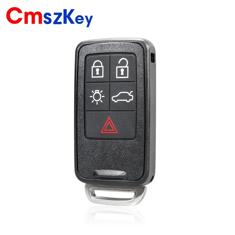 For Volvo XC60 S60 S60L V40 V60 S80 XC70 5 BTN Smart Remote Key Fob 433Mhz 46 Chip KR55WK49264