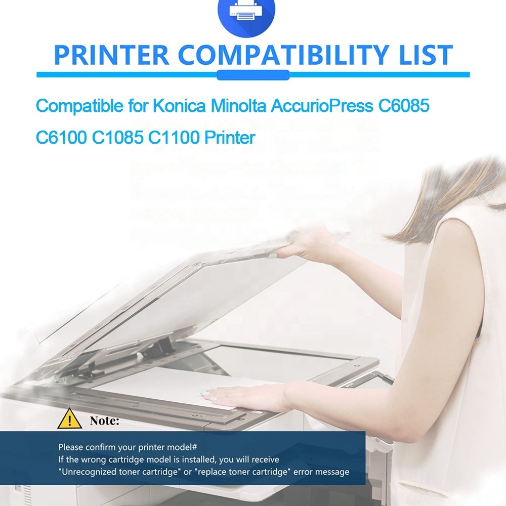 TN622 Compatible Toner Cartridge for Konica Minolta C6085 C6100 C1100 TN-622 toners and cartridges