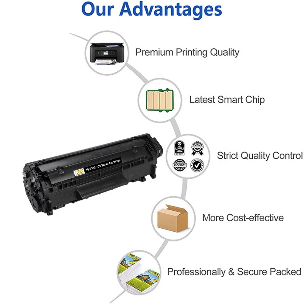 for Canon 2900 toner 103 303 703 Compatible Toner Cartridge for Canon LBP-2900 3000 CRG-103 303 703 Black Laser Toner Cartridge