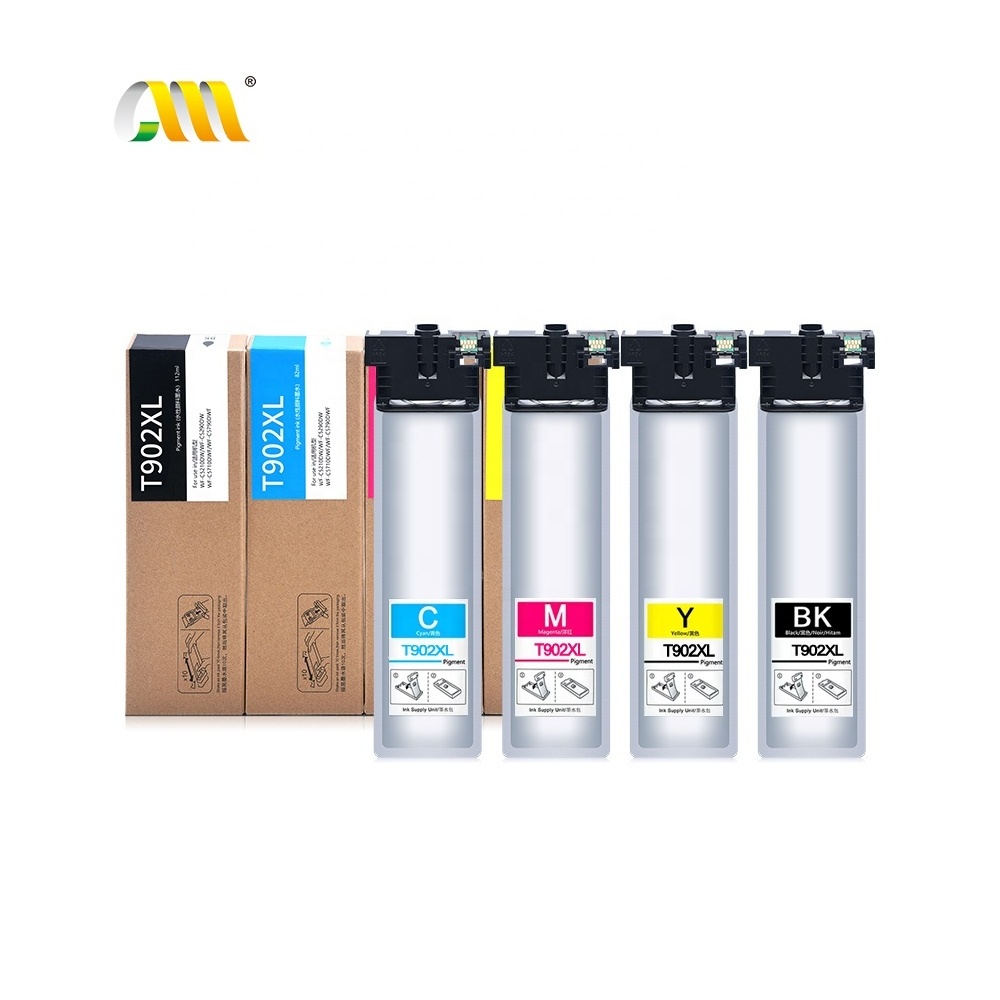 T902XL Compatible Ink Cartridges T9371-T9374 for Epson Printer Ink Cartridge T902XL T9361-T9364 902 T902 Printer Ink Cartridge