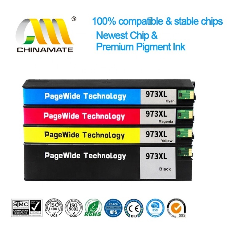 cartucce d'inchiostro 973X for hp pagewide pro mfp 477dw ink Cartridge for hp ink cartridge 973XL 973X Compatible Ink Cartridge