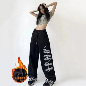 Screen Print Customized Logo Hip Pop Street Wear Fashion Jazz Dance Casual Pants Trousers for Women