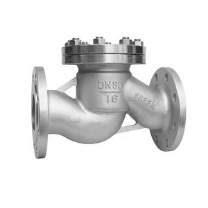 DIN Cast Steel DN80 PN16 Pilot Lift Type Spring Check Valve for Pipe Fuel Oil