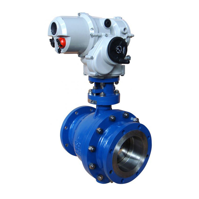 ASME Electrical Motor Actuated Two Pieces Remote Control CF8M Ball valve