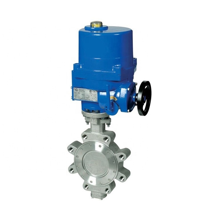 DN 300 Actuator Remote Control High Pressure 5A Triple Offset Motorized Butterfly Valve