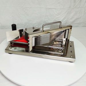 Commercial Stainless Steel Slim Manual Fruit Slicer Lemon / Tomatoes making machine