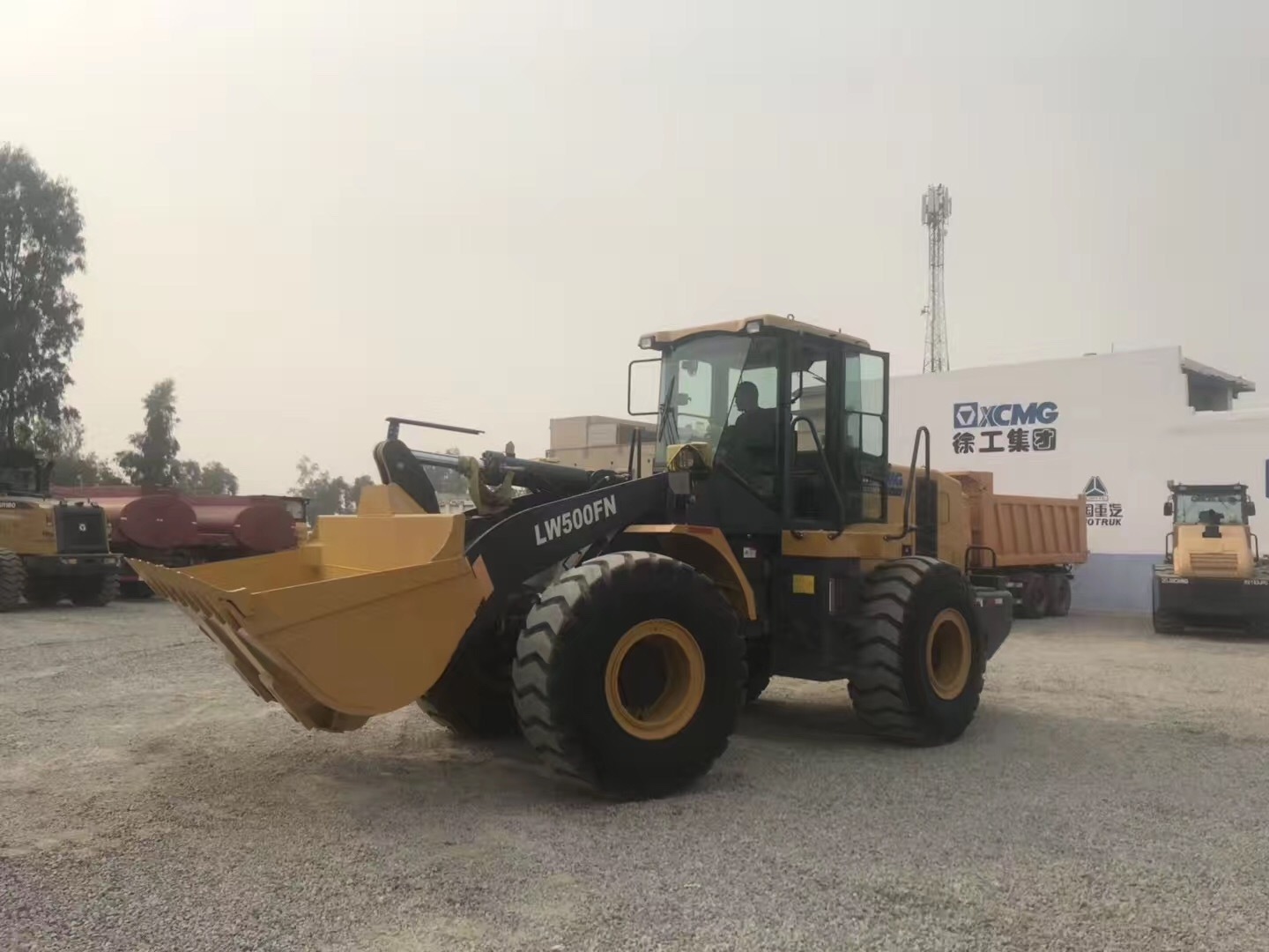 2024 New Product Hydraulic Front 5 Ton Wheel Loader ZL50GN  with Rock Bucket and Diesel tyre in Stock