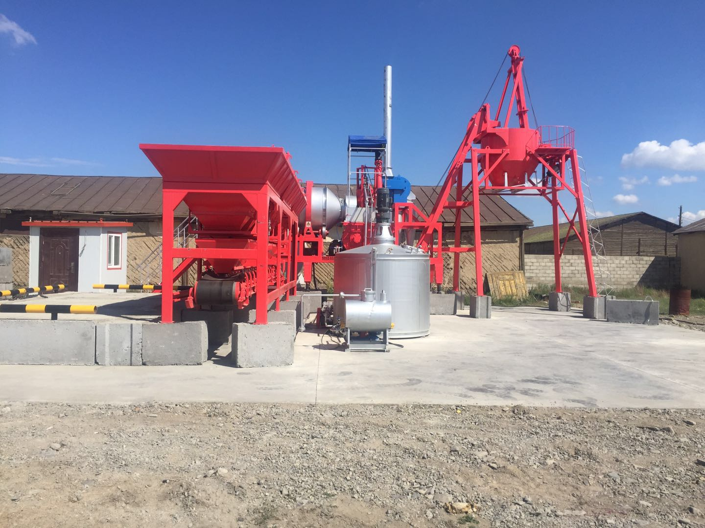 Long life High quality asphalt batching plant portable batch plant sany 180m3h mini asphalt mixing plant