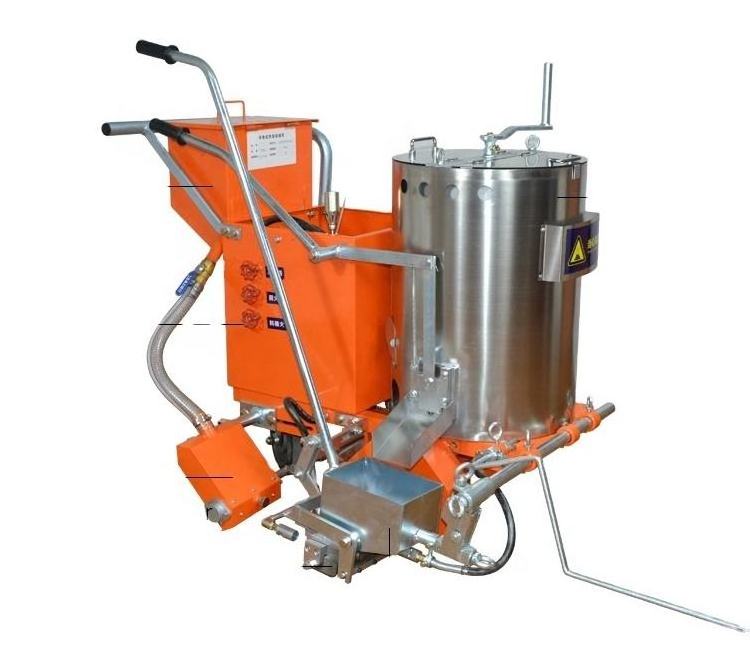 50-500mm Portable gasoline engine powered mobile flexible dust remover and paint sprayer marking road line marking machine