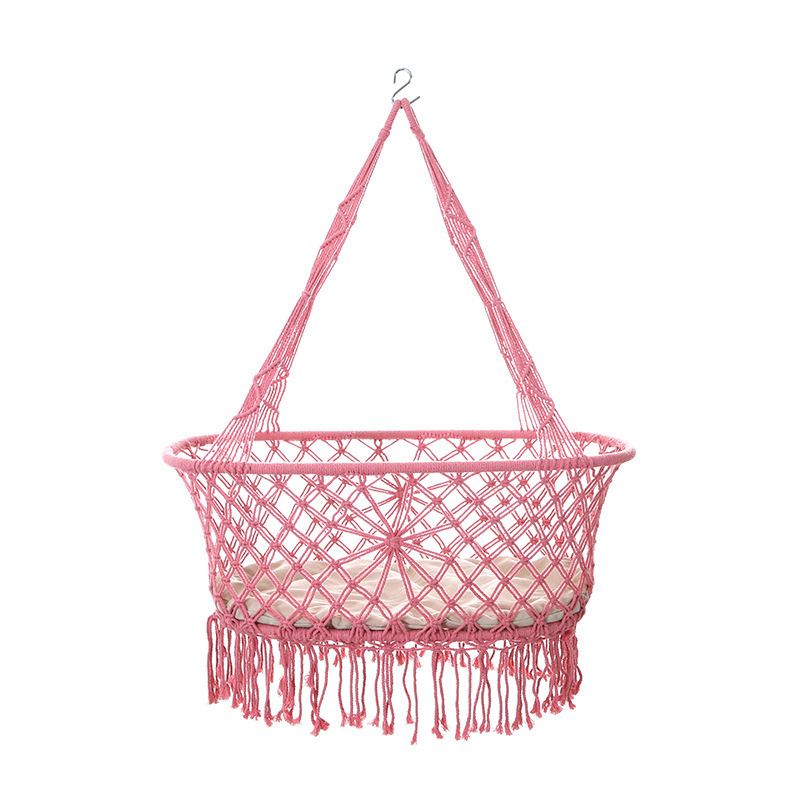 macrame baby swing hammock Indoor outdoor Hanging Swing Baby  hammock Bed