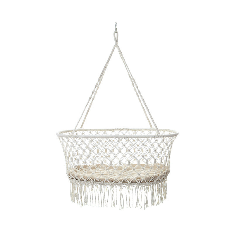 macrame baby swing hammock Indoor outdoor Hanging Swing Baby  hammock Bed