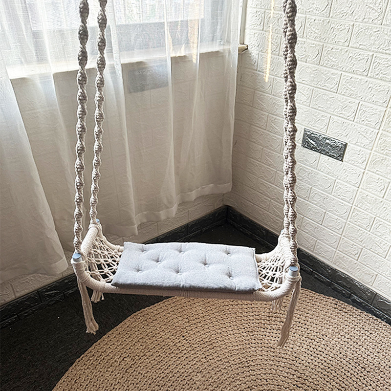 Children Swing Platform Mesh Rope Weaving Hammock Swing Chair Garden Patio Tree Hanging Swing chairs