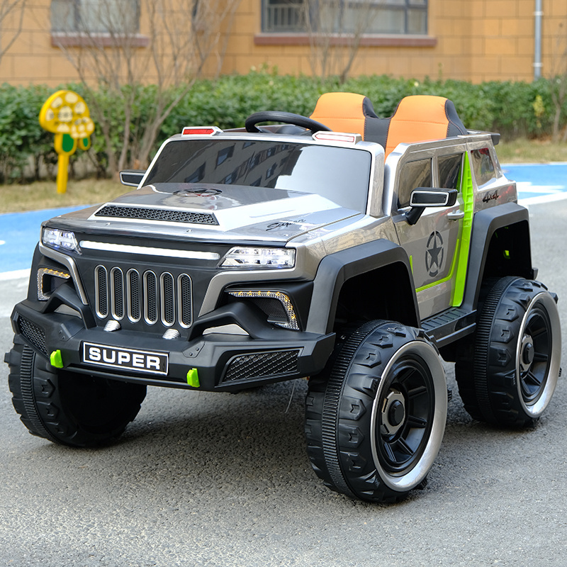 2023 tiktok hot jeep kids ride on electric car kids 2 seats battery operated children car for baby 24 volt ride on toys