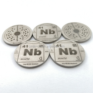 2021 niobium price kg Niobium Round Disc tantalum niobium