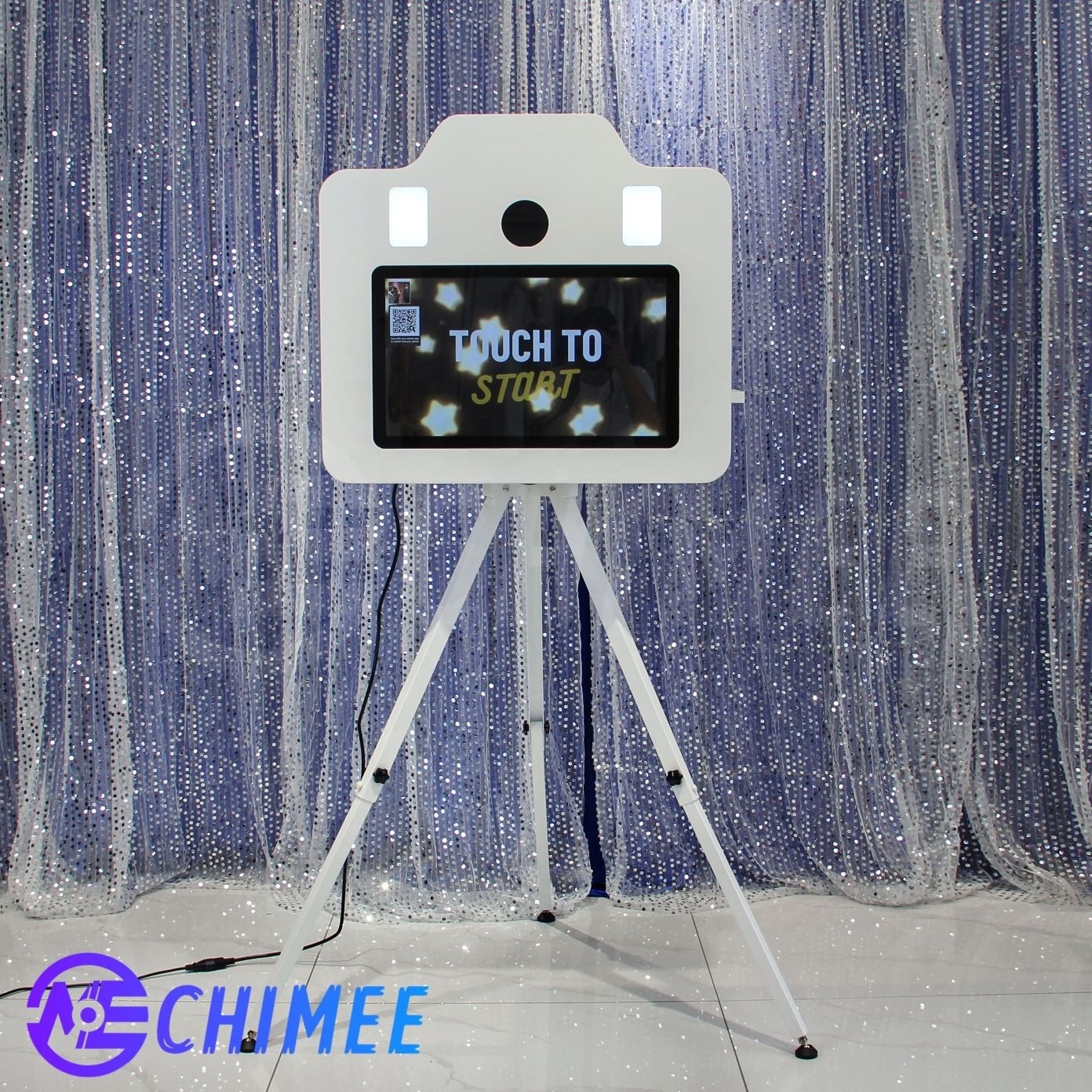 party photo booth box with 21.5 inch touch screen selfie machine photo booth for events install camera dnp printer photobooth