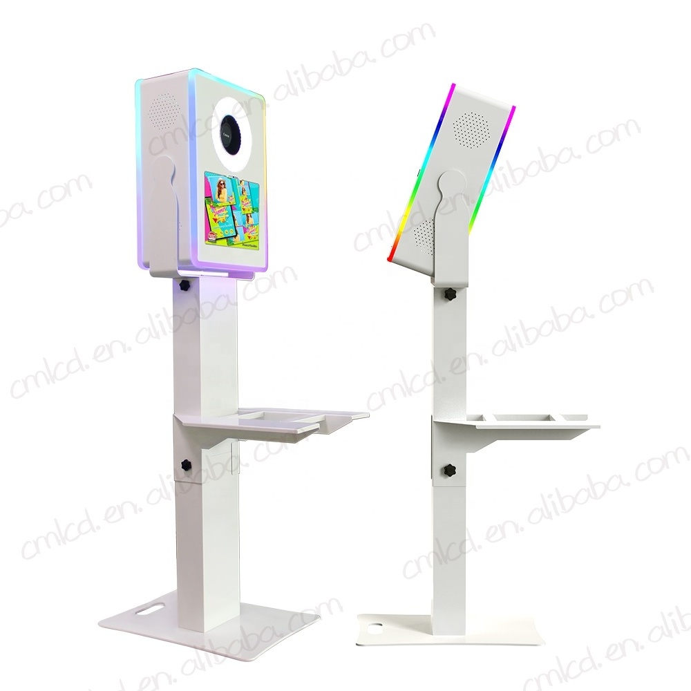 Microsoft Surface Pro or iPad DSLR Photobooth Shell for Birthday Party, Camera Selfie Photo Booth Machine Kiosk with Flight Case