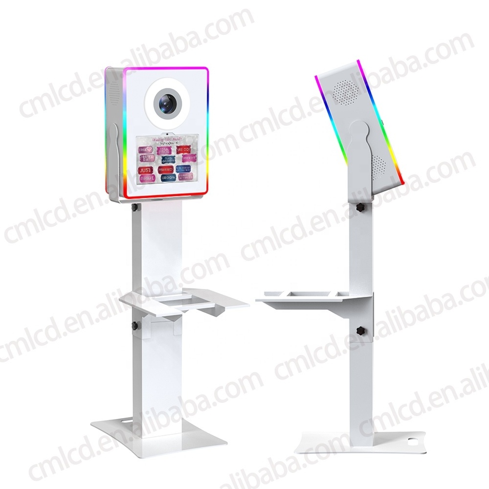 Microsoft Surface Pro or iPad DSLR Photobooth Shell for Birthday Party, Camera Selfie Photo Booth Machine Kiosk with Flight Case