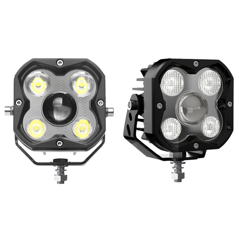 Spot fog Pod work Light Truck Car Vehicle Bumper White Yellow Dual Color Offroad 4X4 Auxiliary 3inch mini Led Driving Light