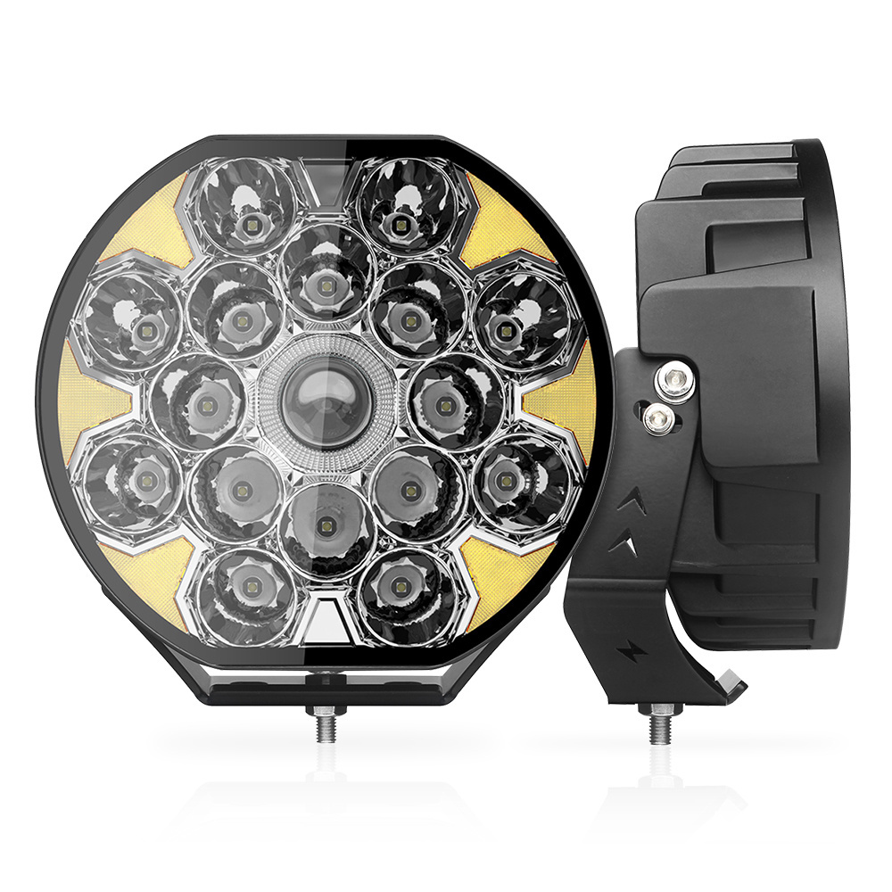 High Power Halo DRL LED Driving Lights with ECE R10 9inch 84W