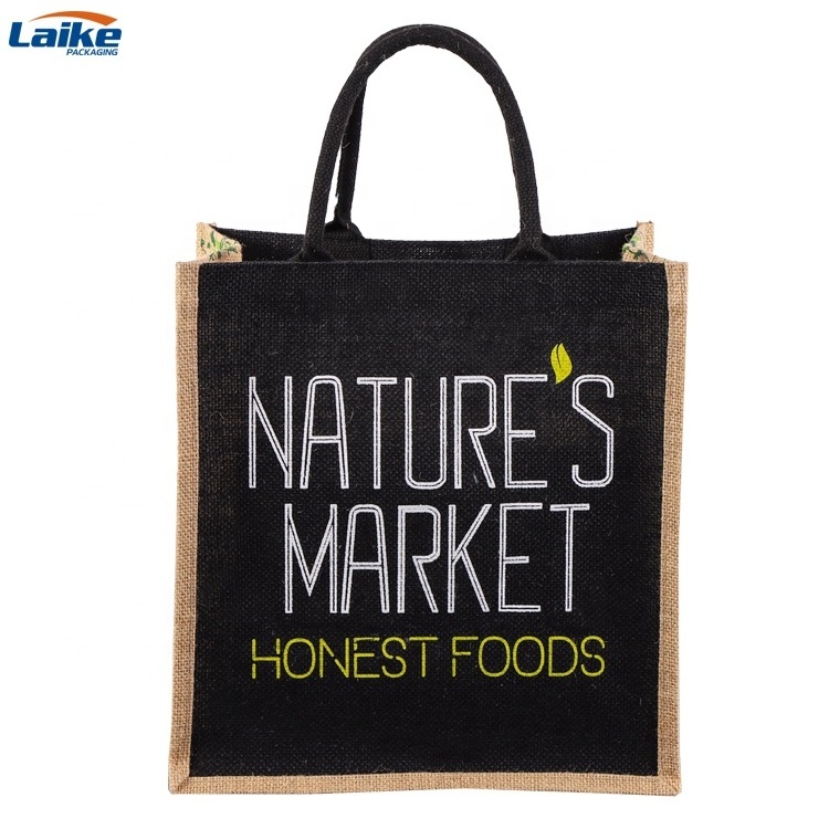 Wholesale durable colorful wedding  gifts bag daily use hemp bag eco friendly jute grocery  bags