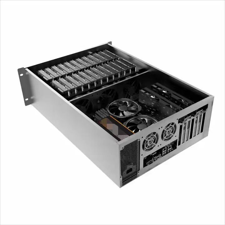 4U Chassis Case Support 24HDD bays Server Chassis 19 Inch Rack Mount Chassis Storage Case