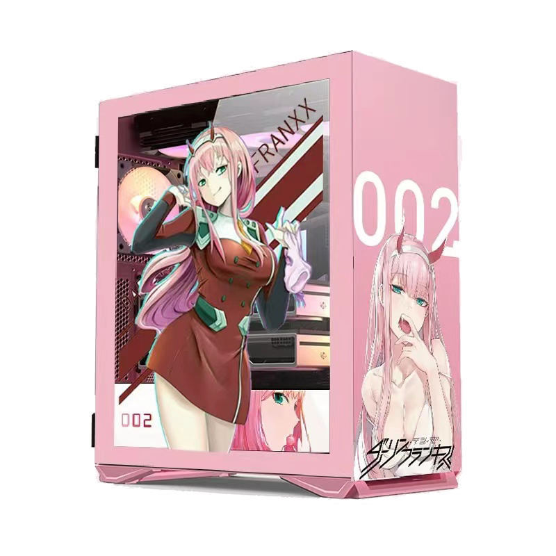 M-ATX New Modern style OEM Quadratic Element Anime Pc Case gaming computer case & Towers Server Chassis