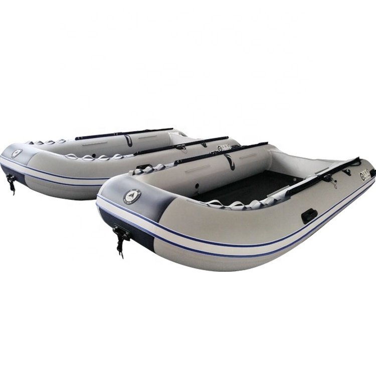 Pvc Inflatable Boat Aluminum floor Rubber Dinghy Inflatable rowing Boat fishing boat