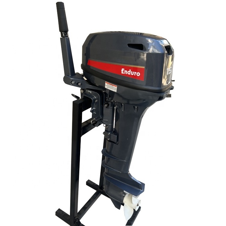 New 2 stroke 15 HP  kerosene diesel outboard motor with water cooling engine for boat