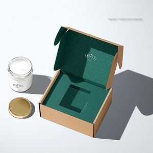 Cosmetic packaging Folding  boxes mailing  kraft mailer box corrugated cardboard box