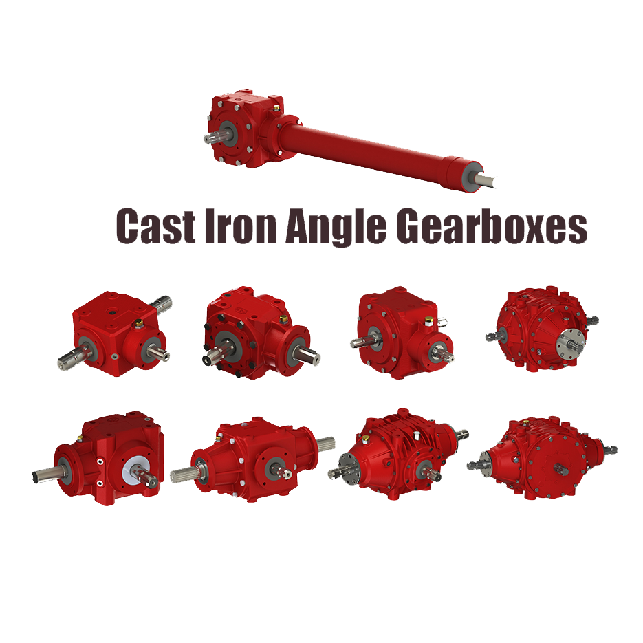 CMR 90 Degree Transmission Reducer Agriculture Right Angle Gearbox For Shredders Rotary Tillers