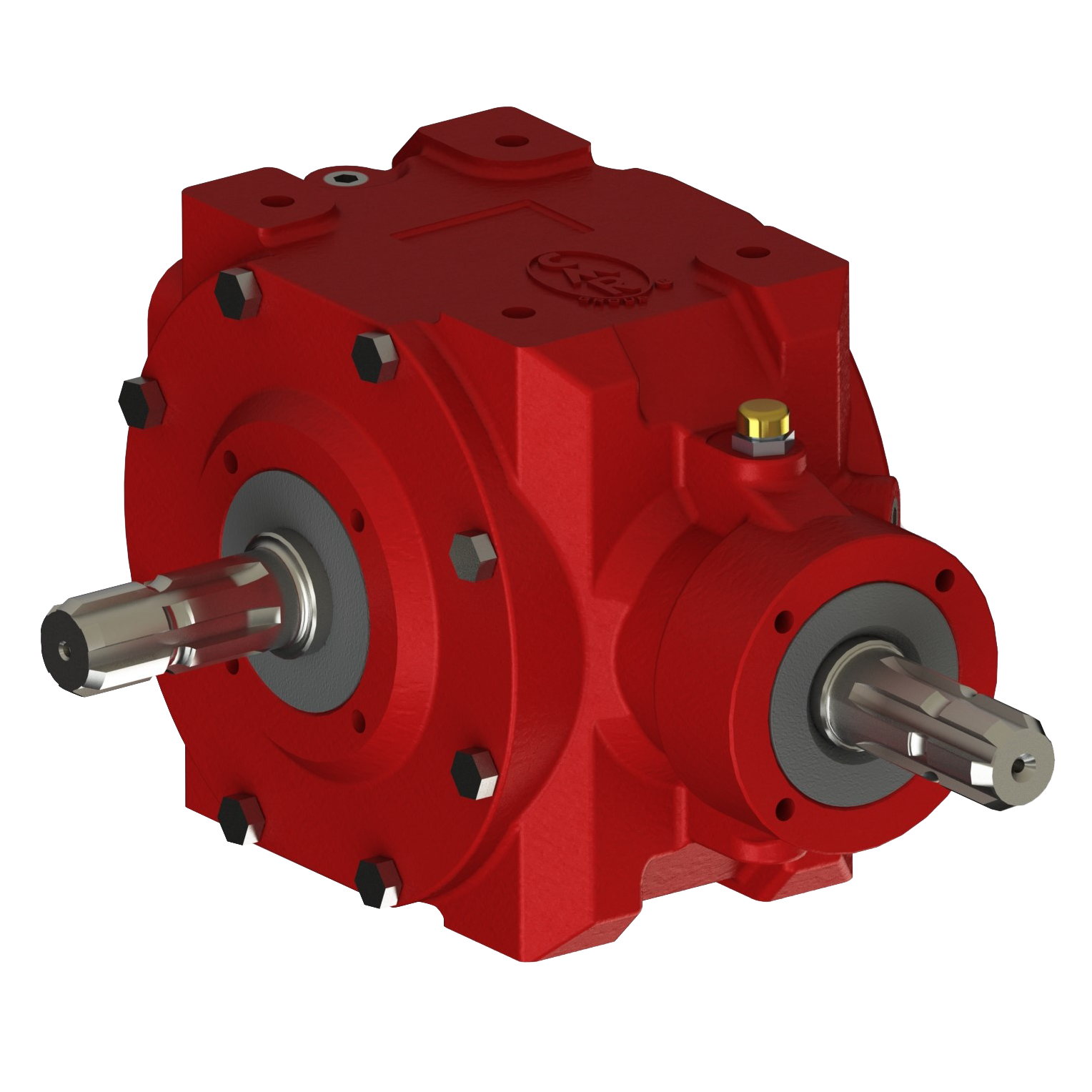 CMR Agriculture Tractor PTO Gearbox Hard Tooth Surface Gear Gearbox Single Stage Reducer Gearbox With Free Wheel