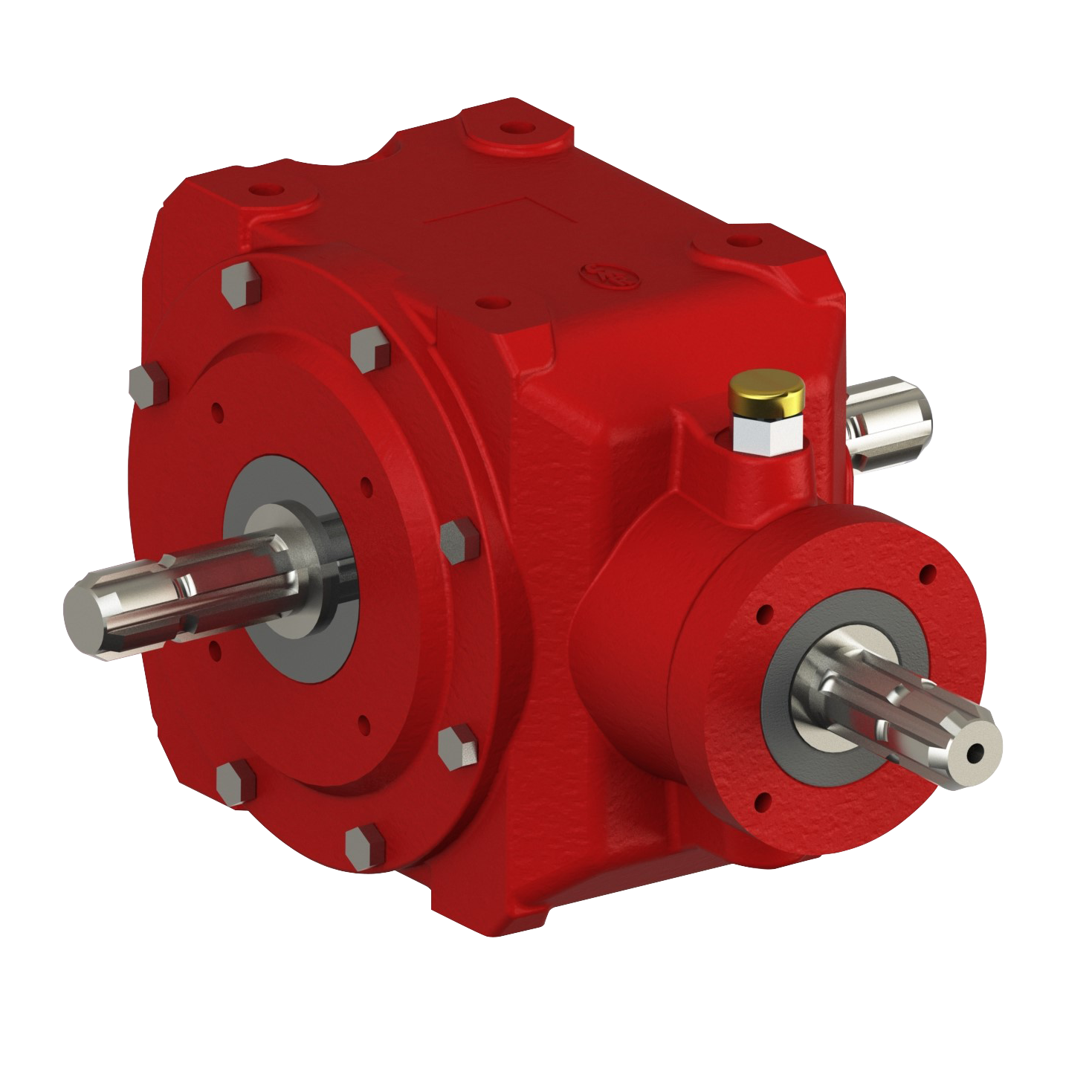 2.:1 Ratio Agricultural Gearboxes Right Angle Gearboxes with Double Exit for Rotary Tillers