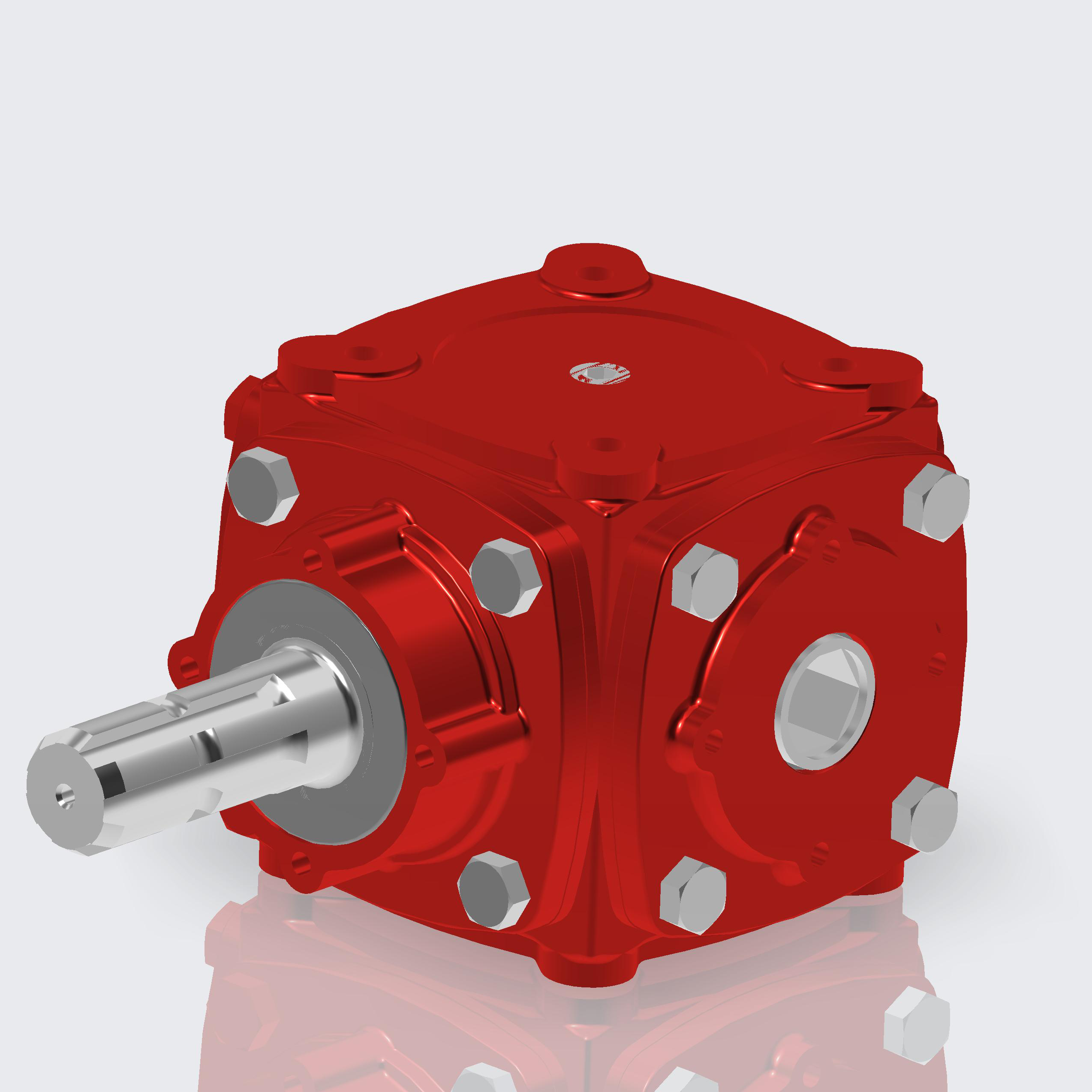 CMR 90 Degree Transmission Reducer Agriculture Right Angle Gearbox For Shredders Rotary Tillers