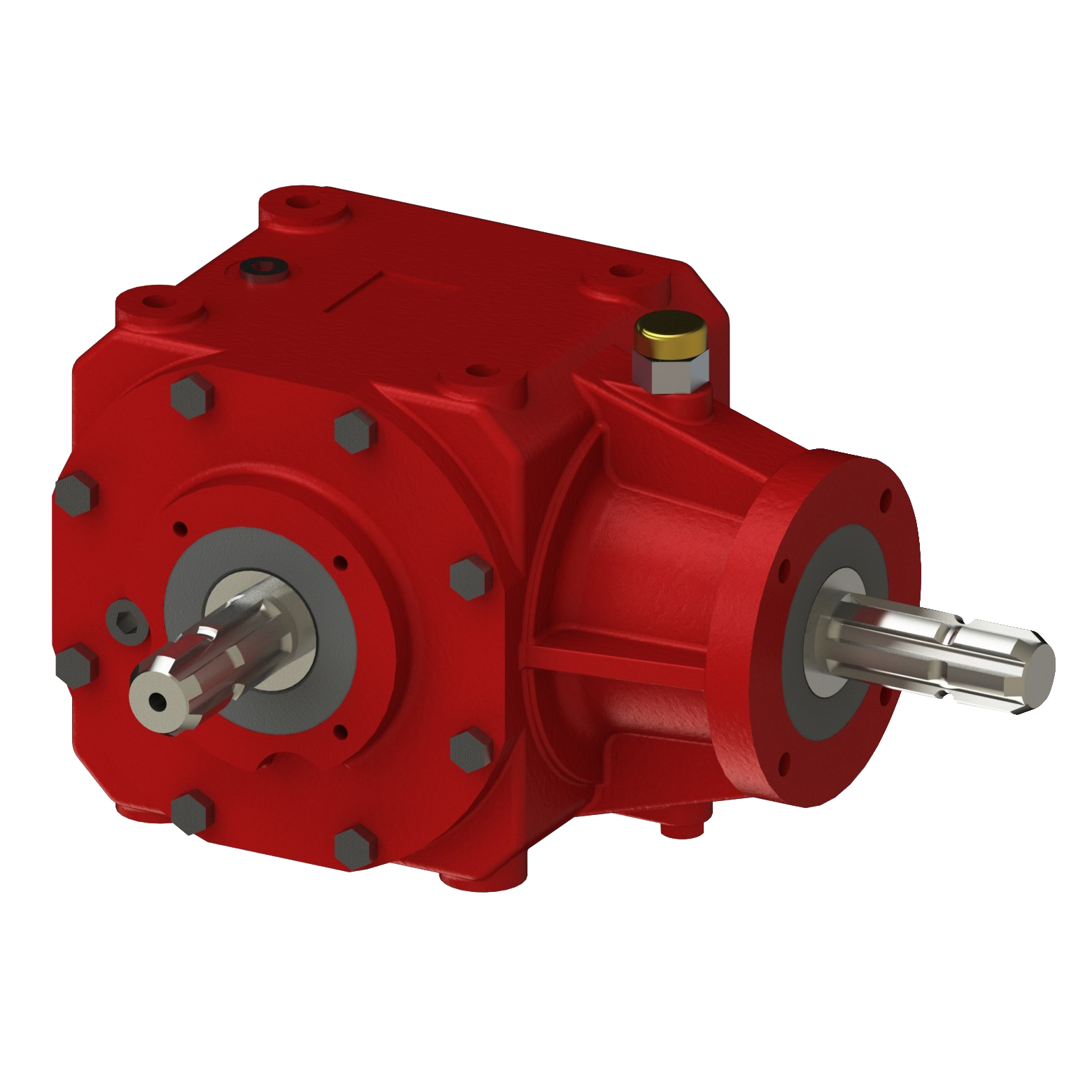 CMR Agriculture Tractor PTO Gearbox Helical Gear Gearbox With Free Wheel For Multiple Rotary Tillers Bales Dryers