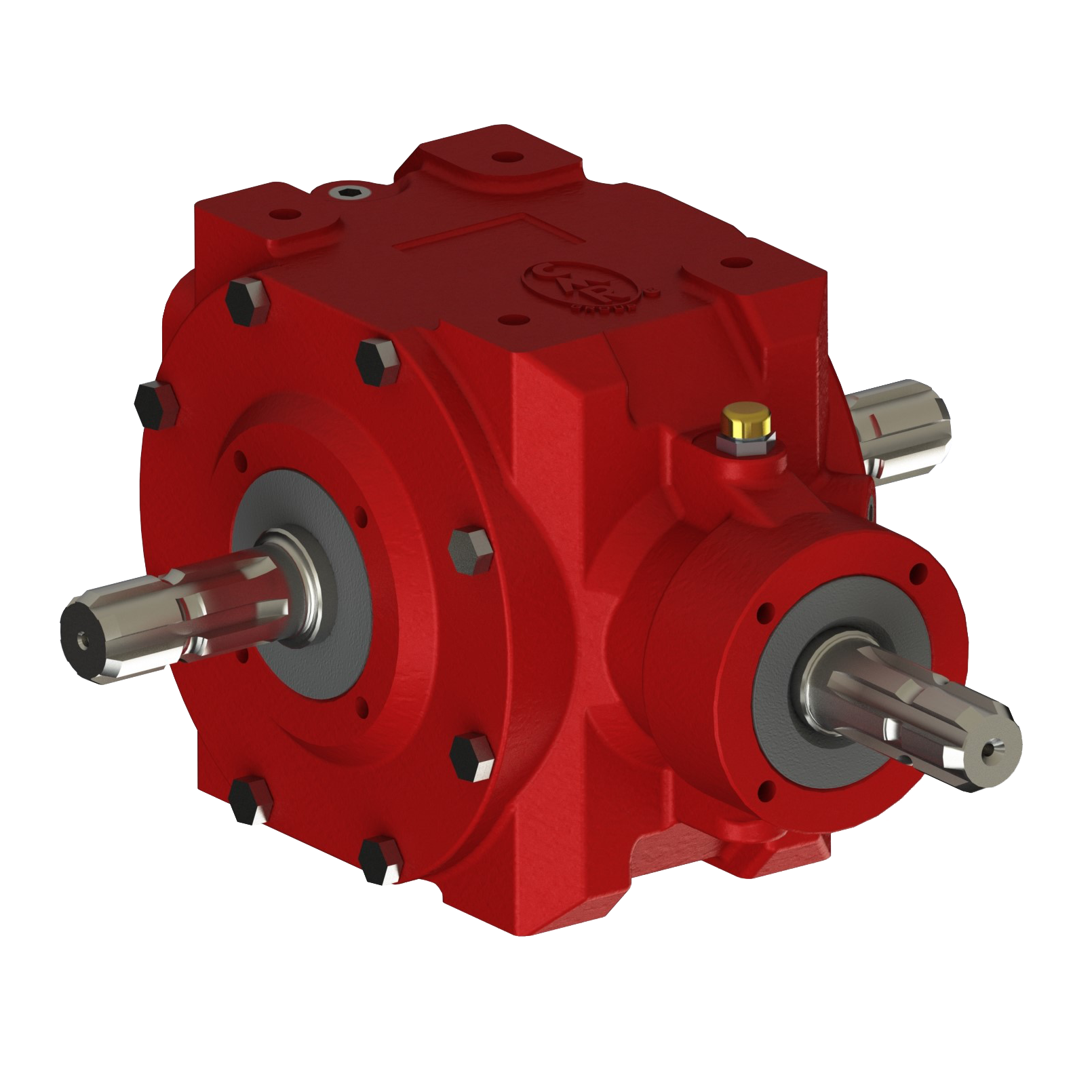 CMR Agriculture Tractor PTO Gearbox Hard Tooth Surface Gear Gearbox Single Stage Reducer Gearbox With Free Wheel