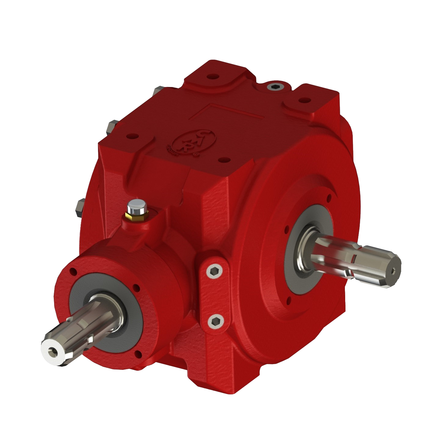 CMR Agriculture Tractor PTO Gearbox Hard Tooth Surface Gear Gearbox Single Stage Reducer Gearbox With Free Wheel