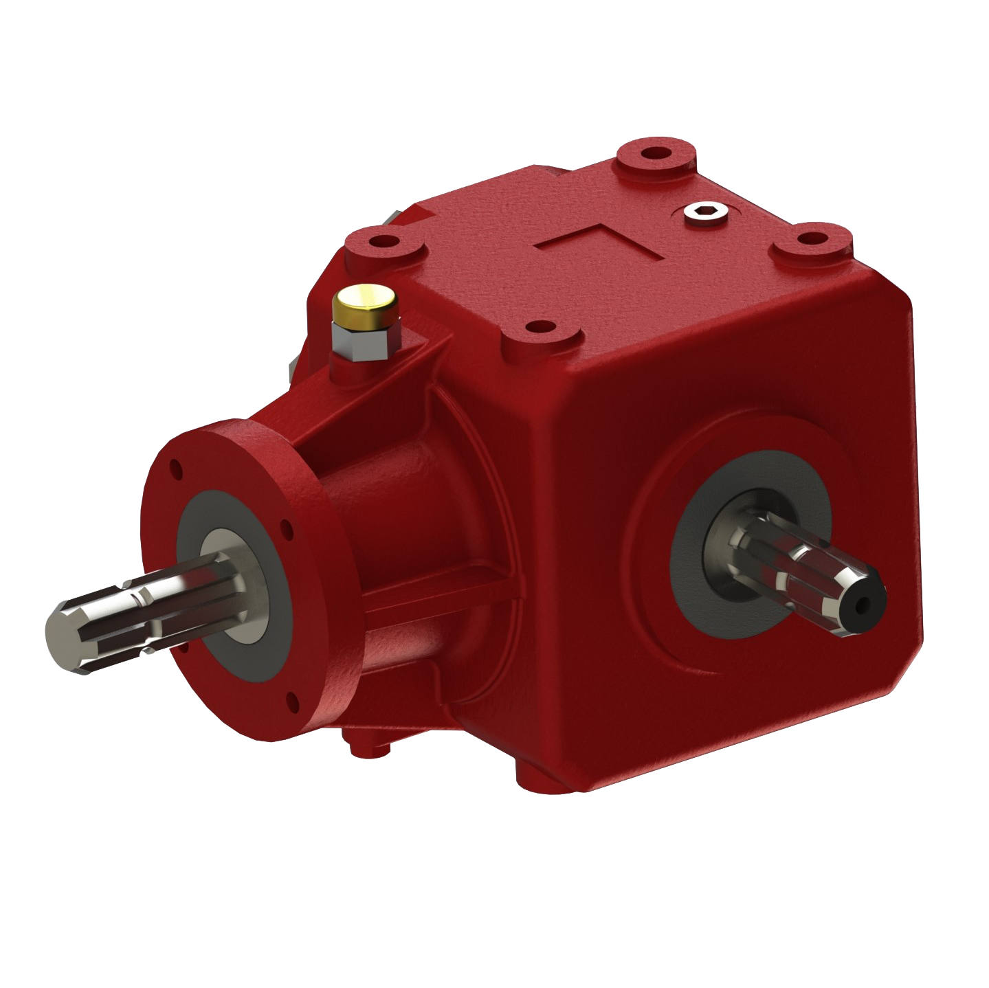 CMR Agriculture Tractor PTO Gearbox Helical Gear Gearbox With Free Wheel For Multiple Rotary Tillers Bales Dryers