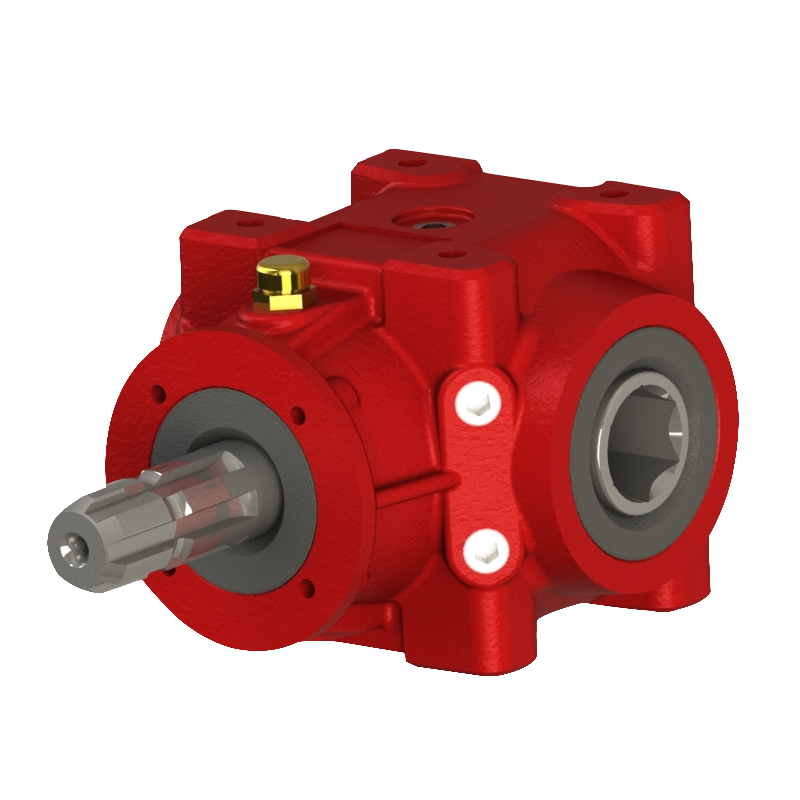 CMR 90 Degree Transmission Reducer Agriculture Right Angle Gearbox For Shredders Rotary Tillers